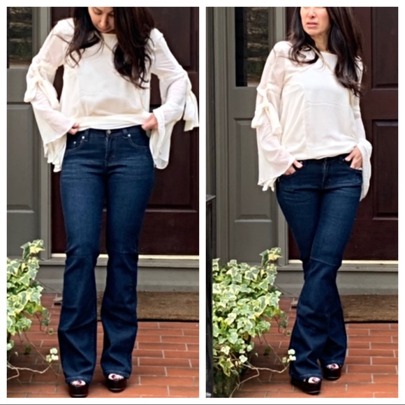 ✨LAST ONE✨Dark jean great fitting flare jeans - Picture 5 of 8